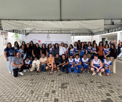 Alunos da EMEIEF São Salvador participam da Semana Nacional de Ciência e Tecnologia do IFES