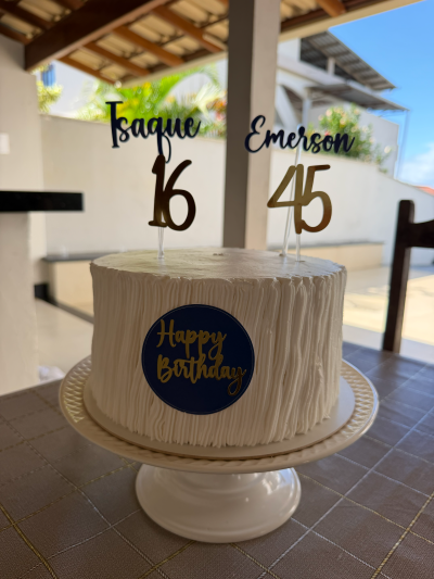 Aniversário de Emerson e Isaque é celebrado com alegria ao lado de familiares e amigos