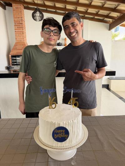 Aniversário de Emerson e Isaque é celebrado com alegria ao lado de familiares e amigos