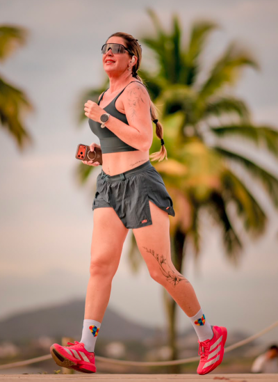 Aos 41 anos, Grazielle Binotti encontrou na corrida um recomeço e transformou a própria vida