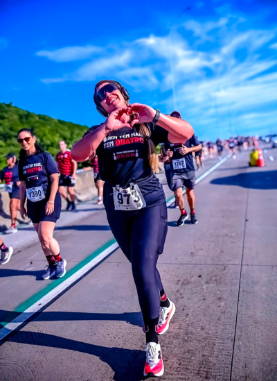 Aos 41 anos, Grazielle Binotti encontrou na corrida um recomeço e transformou a própria vida