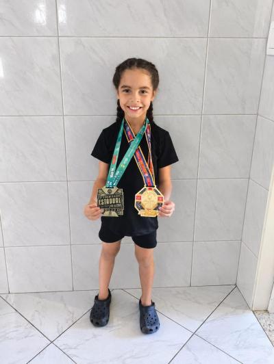 Atleta Alegrense Rebecca Mota Melo conquista o 1º lugar na Copa Alegre de Jiu-Jitsu