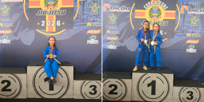 Atleta Alegrense Rebecca Mota Melo conquista o 1º lugar na Copa Alegre de Jiu-Jitsu