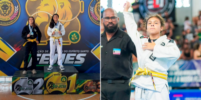 Atleta da Serra, Sophia Canali conquista o 1º lugar no Campeonato Estadual de Jiu-Jítsu