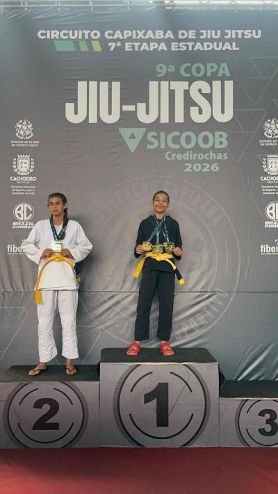 Atleta de Alegre, Júlia conquista dois títulos na Copa Sicoob e mantém sequência invicta