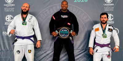 Elias Junior conquista o título Absoluto Faixa Roxa na Copa Sicoob de Jiu-Jitsu