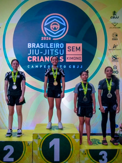 Giovana Fernandes conquista título brasileiro de Jiu-Jitsu sem Kimono no Rio de Janeiro
