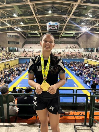 Giovana Fernandes conquista título brasileiro de Jiu-Jitsu sem Kimono no Rio de Janeiro