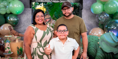 Heitor celebra 8 anos em clima de aventura no Sítio Jardins