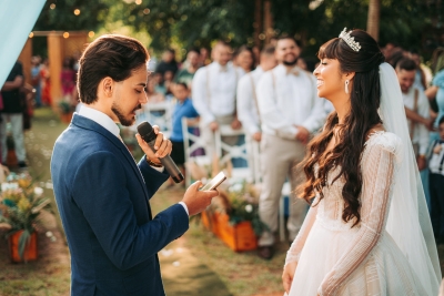 Veja como foi o enlace de Luana Carvalho e Christian Vialli