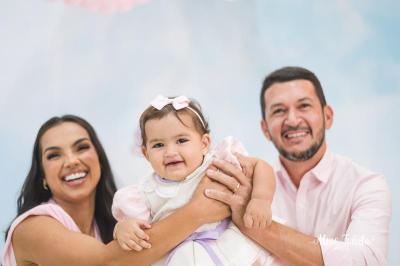 Luísa celebra 1 aninho em um lindo Jardim Encantado