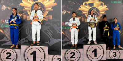 Sofia Rangel Laurente conquista três pódios na 8ª Etapa Estadual de Jiu-Jítsu