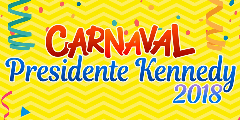 Programação do Carnaval de Presidente Kennedy 2018