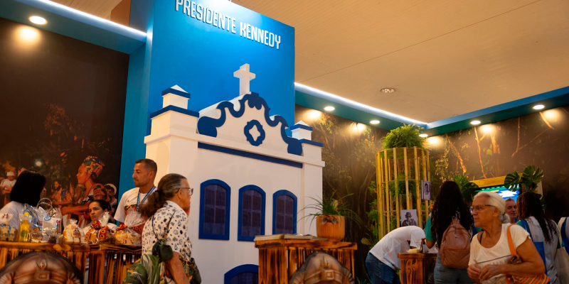 Presidente Kennedy leva cultura e ancestralidade para a Feira dos Municípios